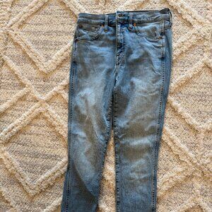 Madewell 10" High-Rise Skinny Size 28